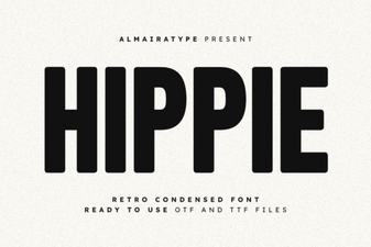 Free Hippie Fonts for Creative and Retro Design Projects