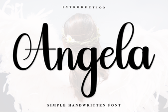 Angela Font: Elegant Typography for Creative Design Projects